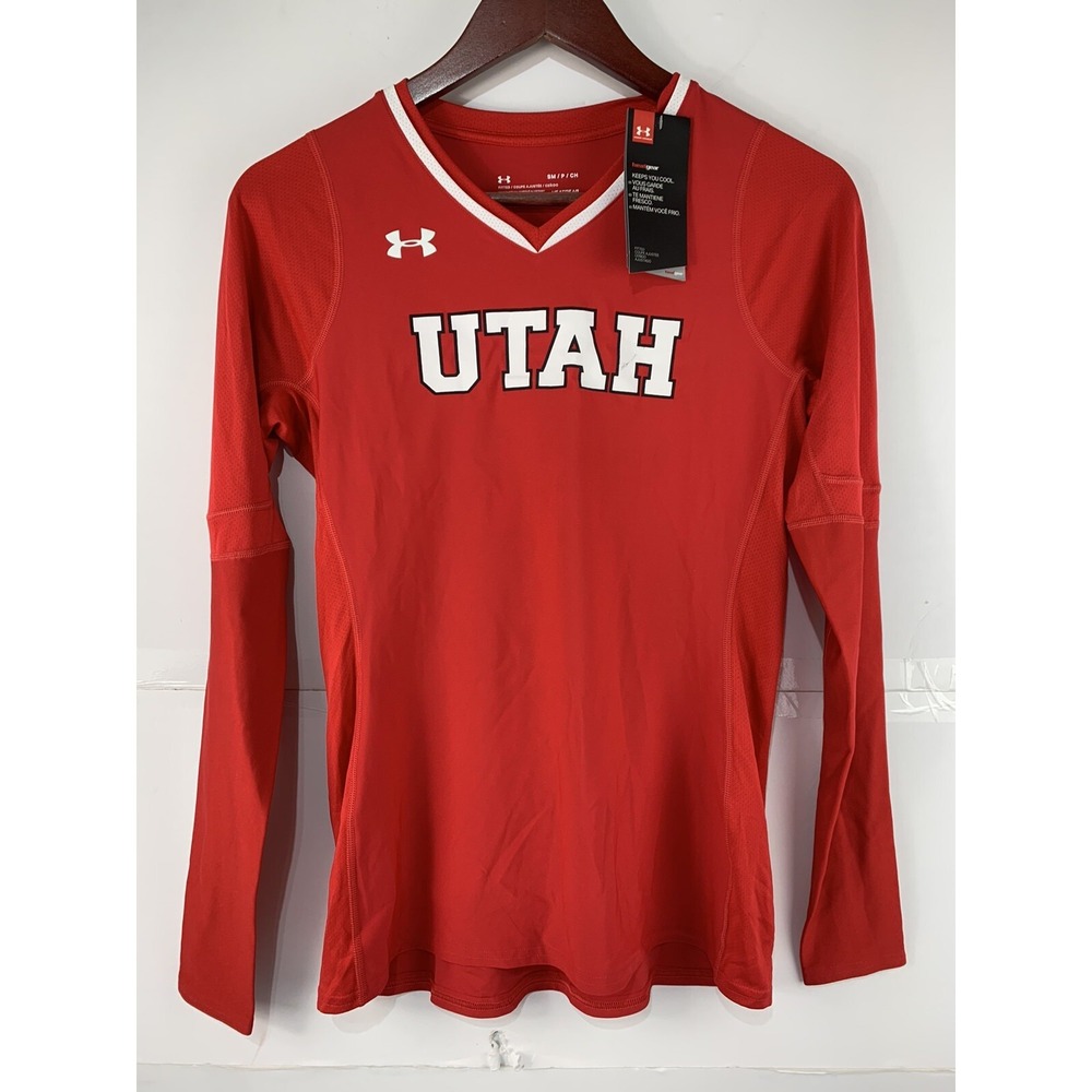 Under Armour Womens Small Utah Atheltic Long Sleeve Shirt